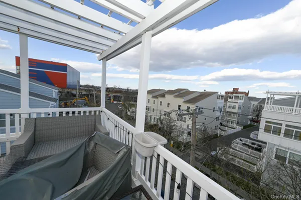 a view of a balcony