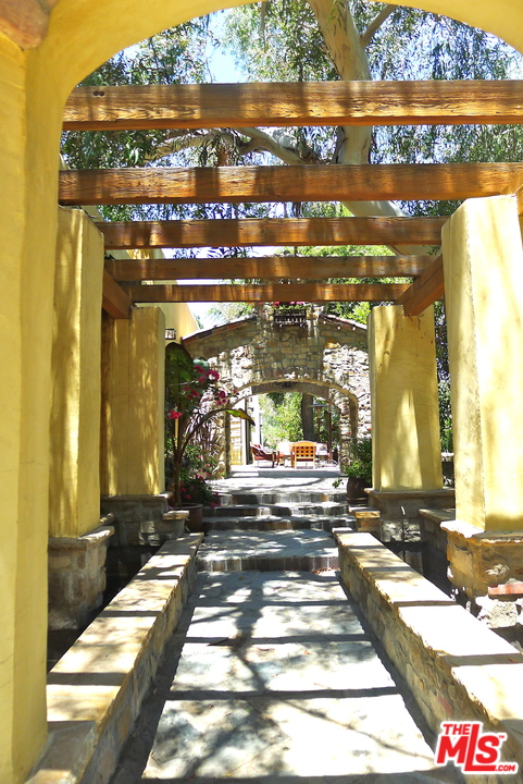 a view of a building with a street