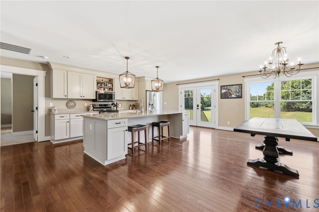 55 Morningside Road Cartersville, VA 23027 - Photo 9 of 50 Dining room open to kitchen