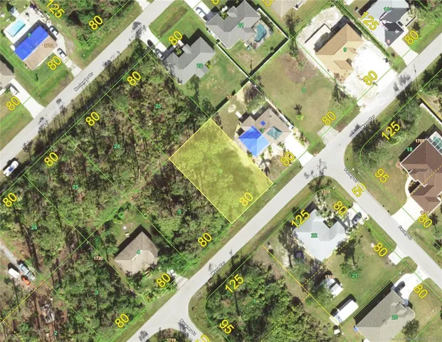 a view of swimming pool from a balcony