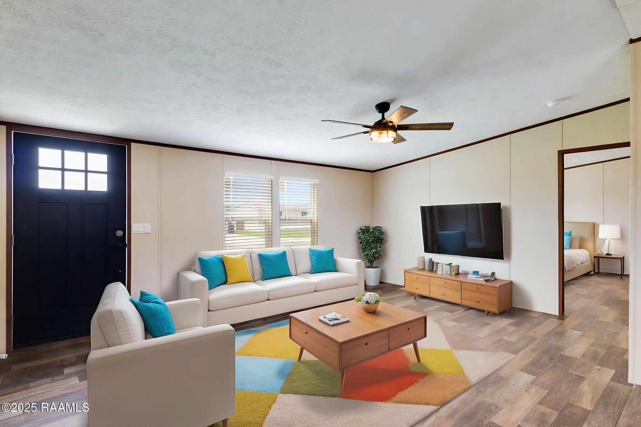 609 Everest Road Church Point, LA 70525 - Photo 2 of 22 Living - Staged