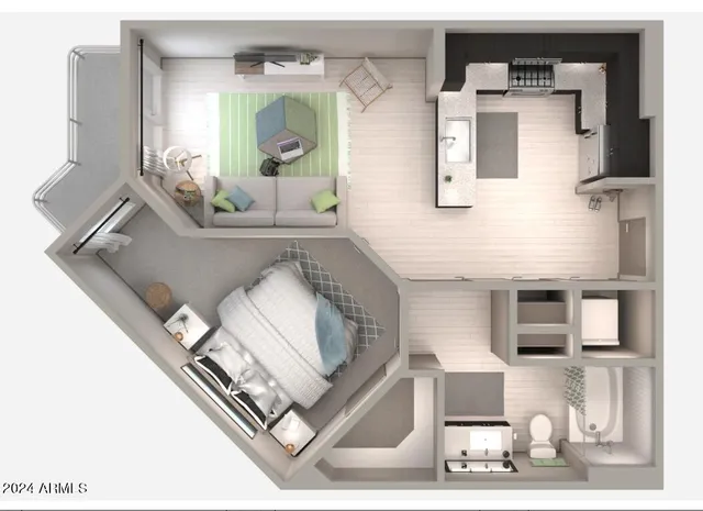 $1,502 | 3601 North Central Avenue, Unit A1, Phoenix, AZ 85012