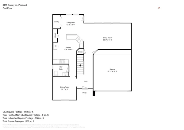 $2,250 | 3411 Dorsey Lane, Pearland, TX 77584