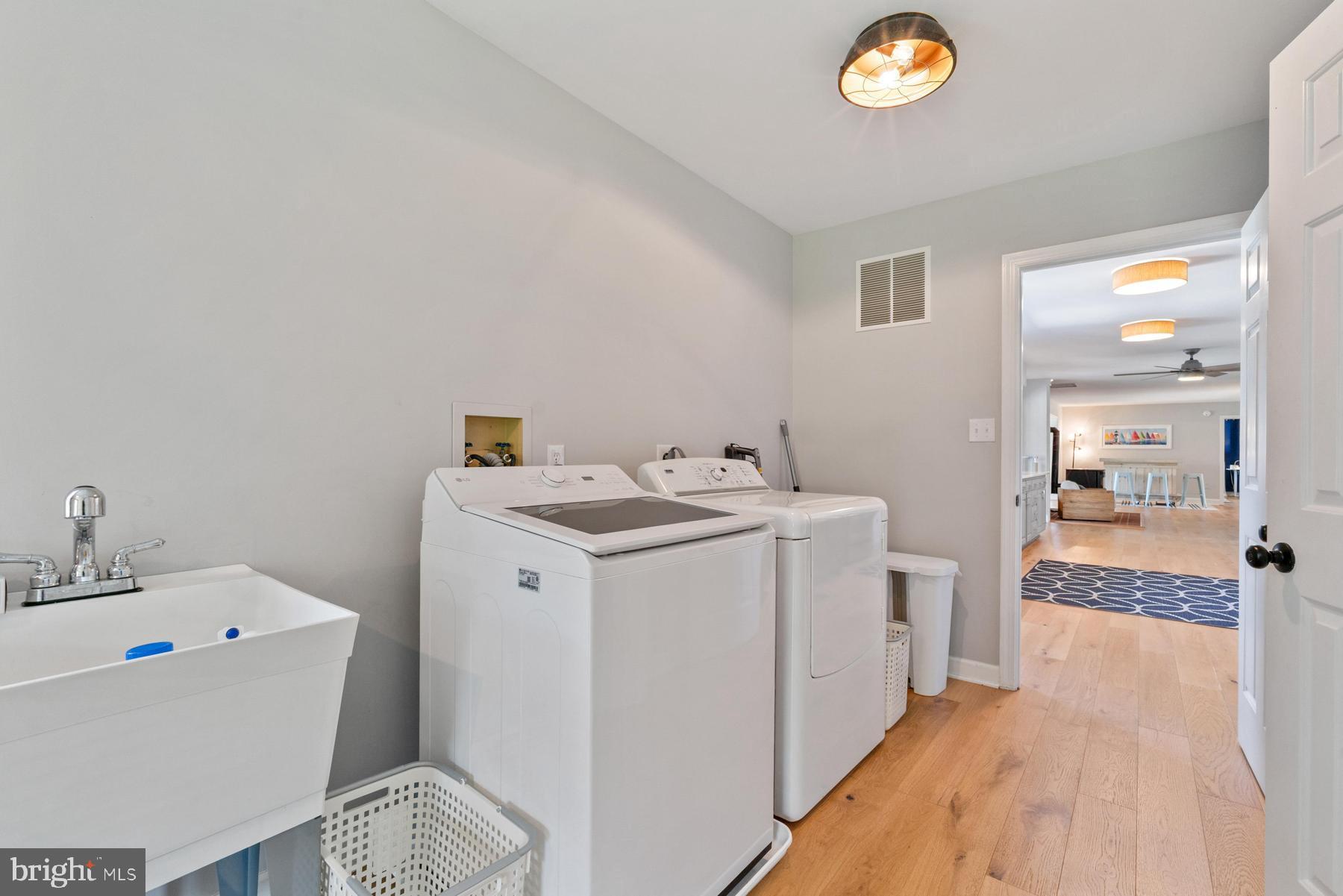 25500 Chance Farm Road St. Michaels, MD 21663 - Photo 30 of 43 a view of utility room with washer and dryer