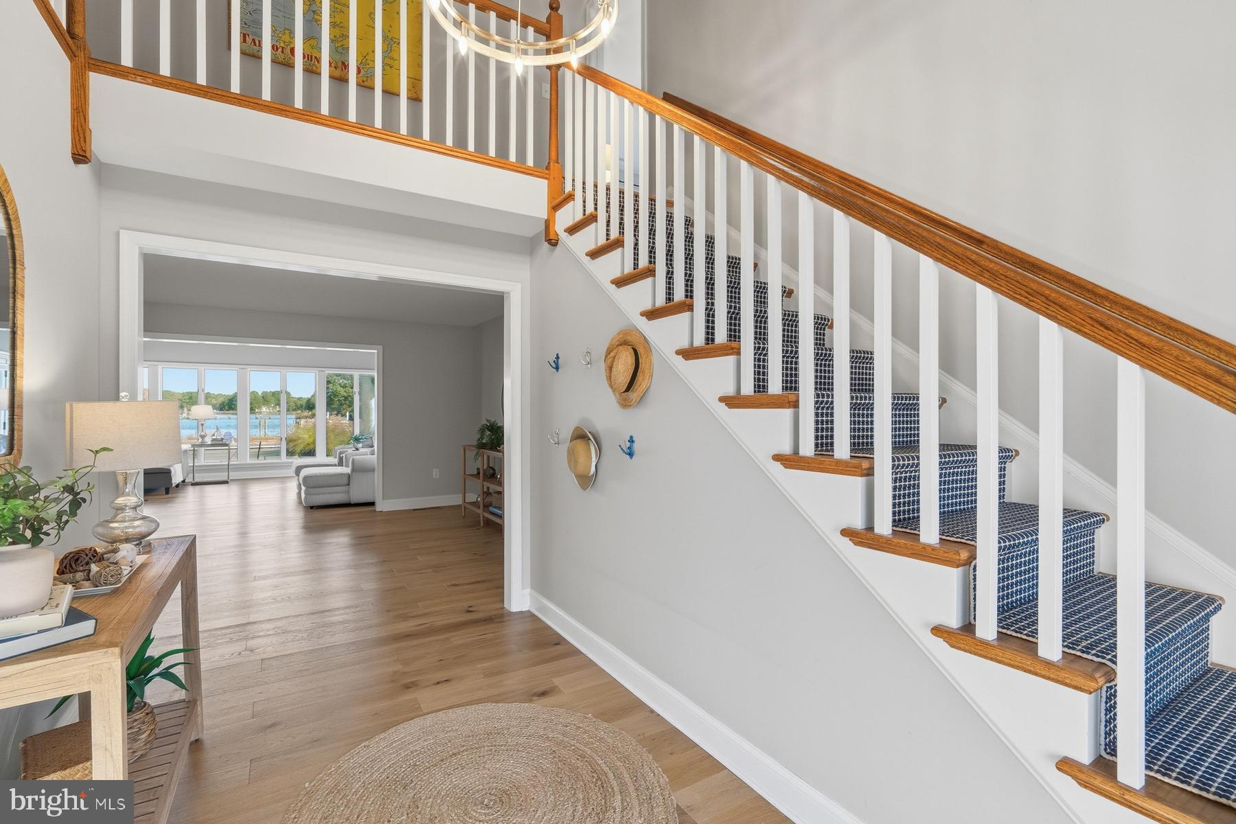 25500 Chance Farm Road St. Michaels, MD 21663 - Photo 7 of 43 a view of entryway and hall with wooden floor