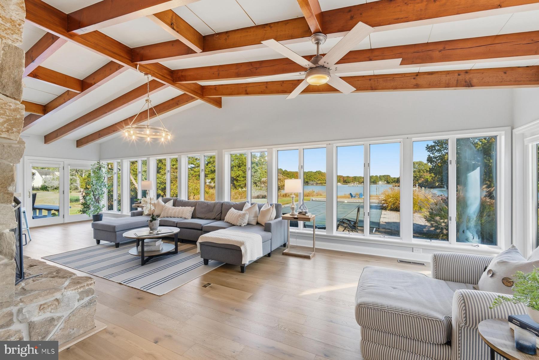 25500 Chance Farm Road St. Michaels, MD 21663 - Photo 10 of 43 a living room with furniture and a large window