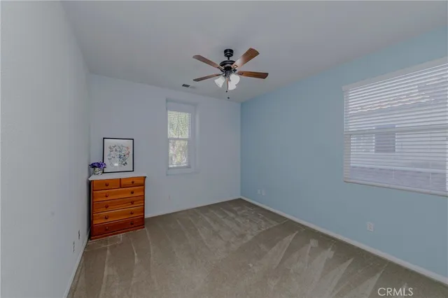 a view of a patio with table and chairs potted plants and a large tree