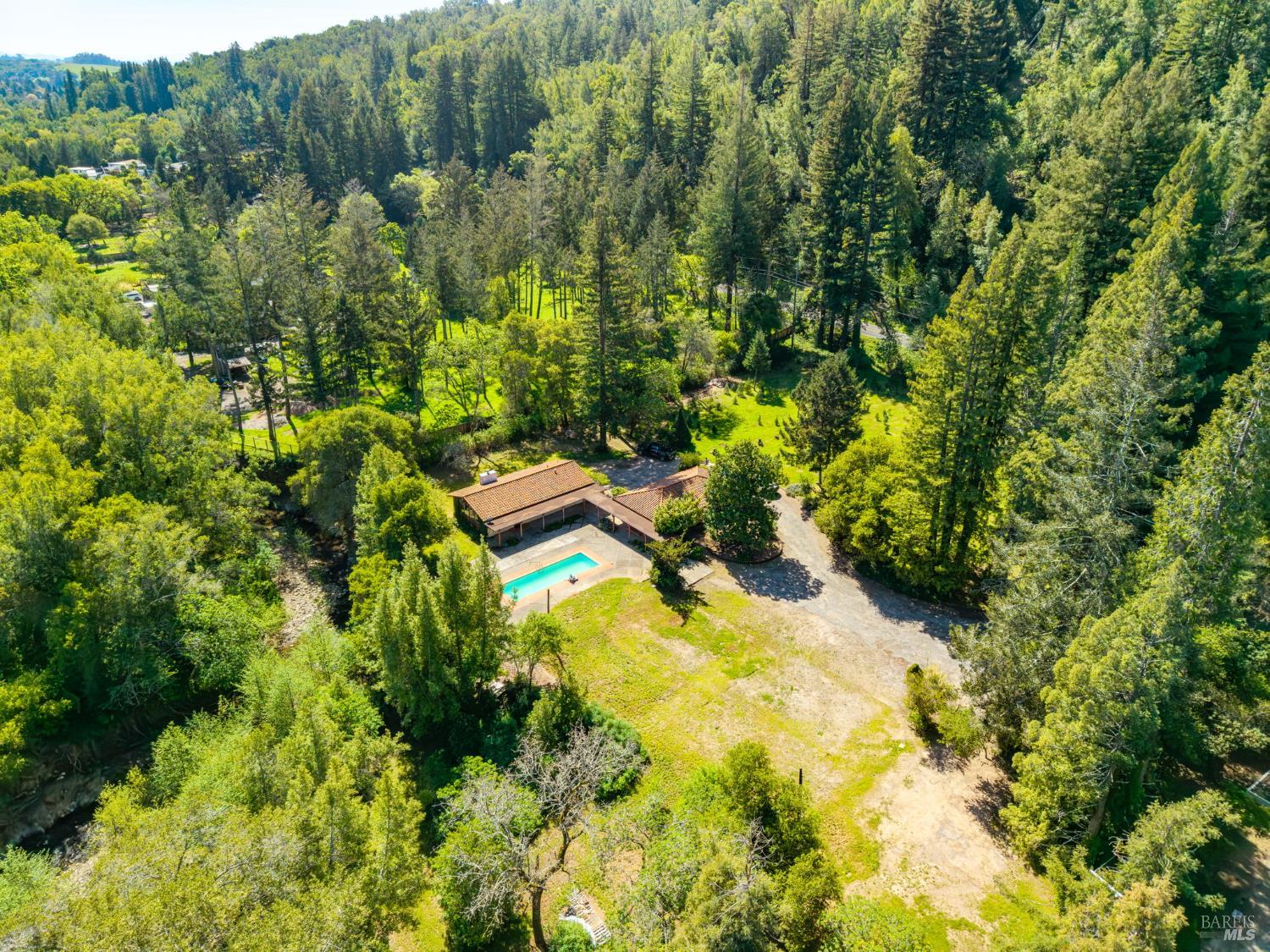 3320 Redwood Road Napa, CA 94558 - Photo 51 of 57 a view of a yard with swimming pool