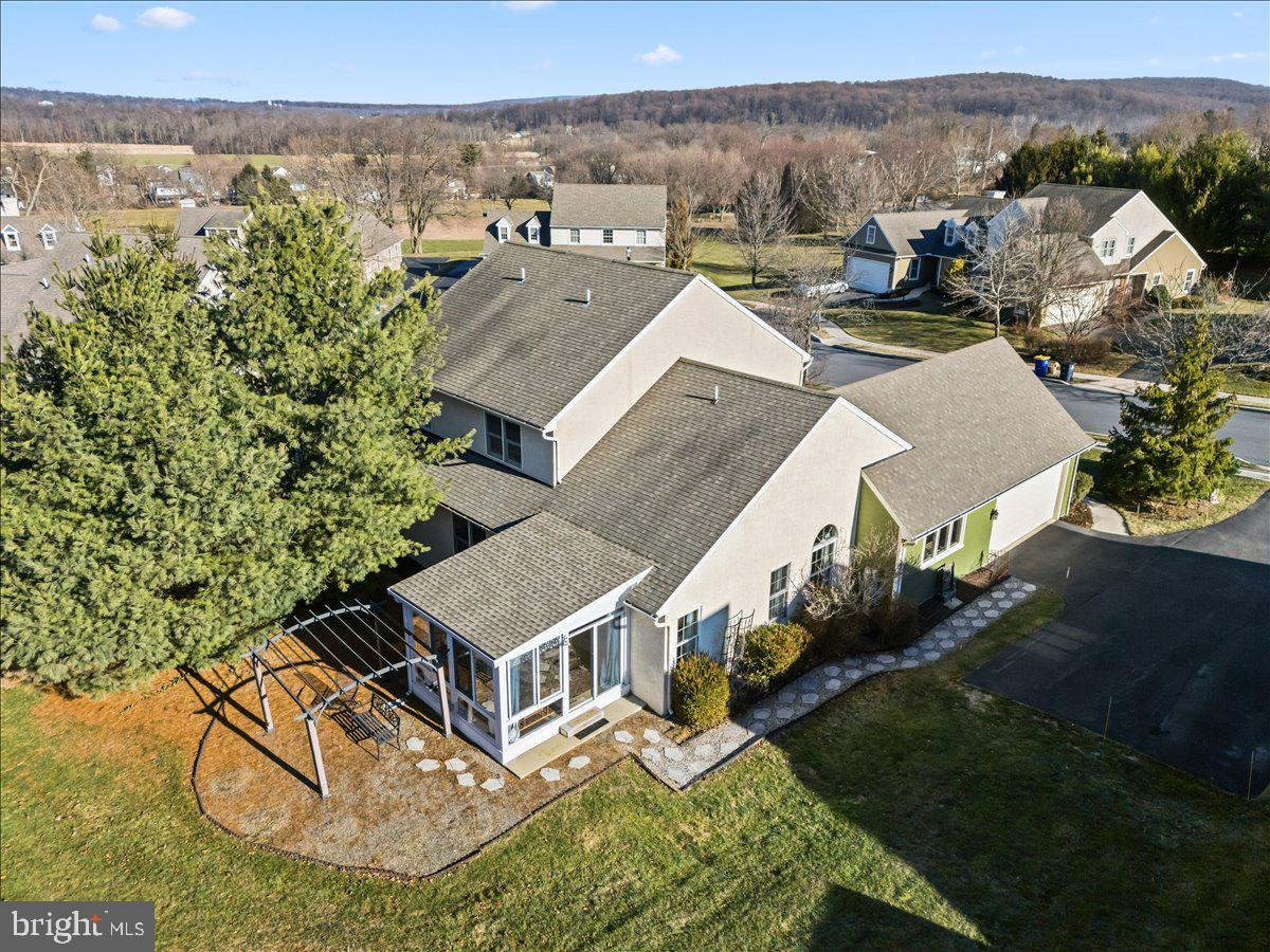 9 Parkside Drive Elverson, PA 19520 - Photo 28 of 33 an aerial view of residential houses with outdoor space and trees