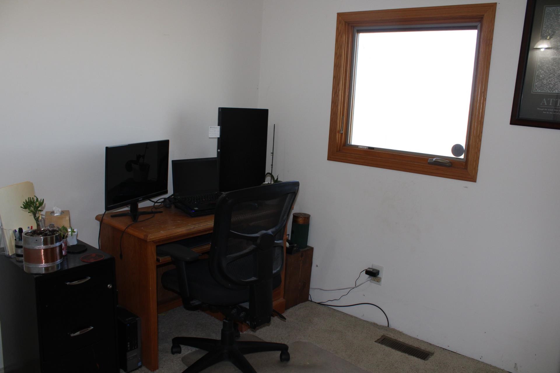14251 West Kent Road Kent, IL 61044 - Photo 34 of 35 a view of a workspace with furniture and a window