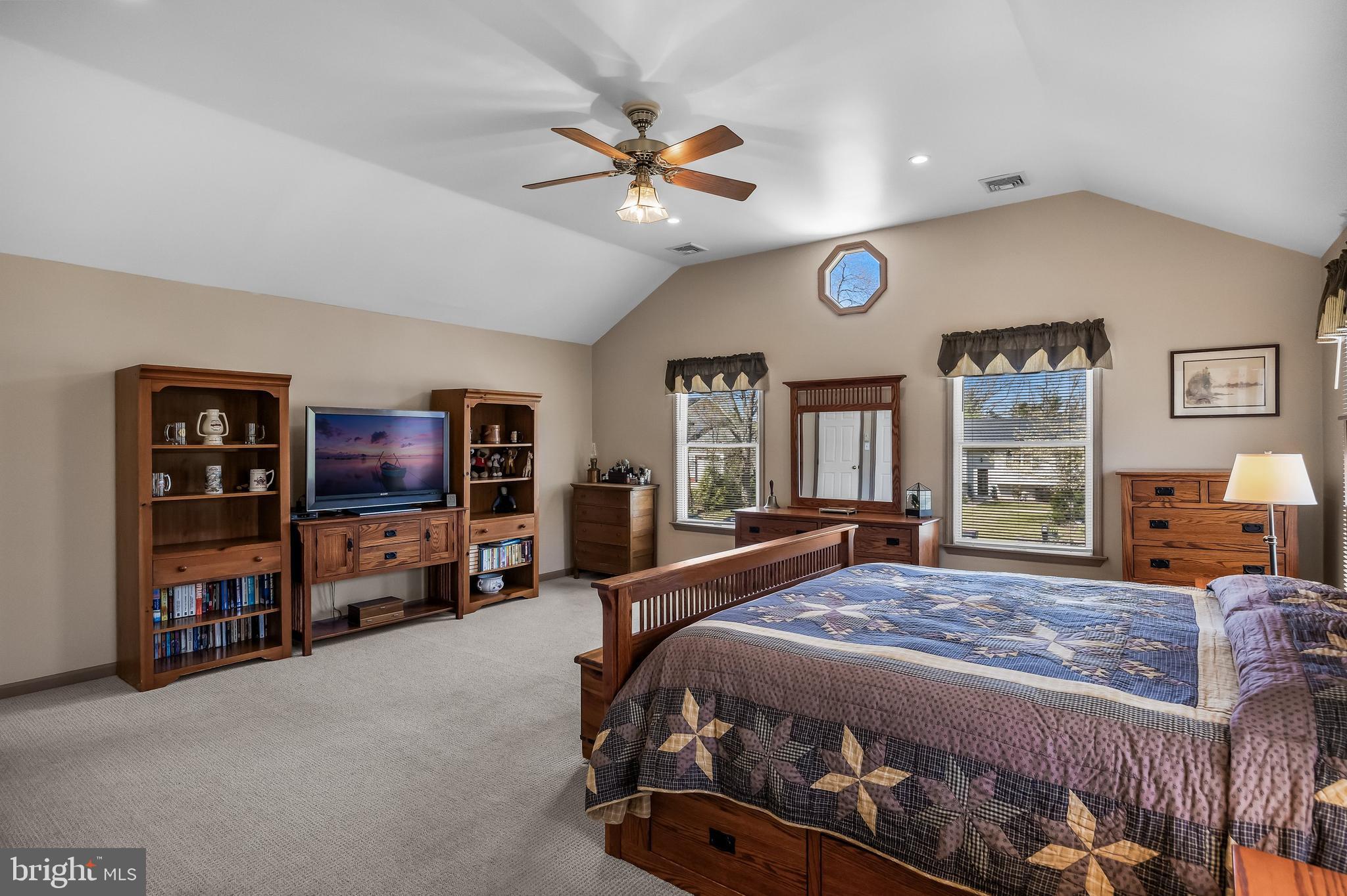 446 Prospect Avenue West Berlin, NJ 08091 - Photo 23 of 54 a bedroom with a bed and a flat screen tv