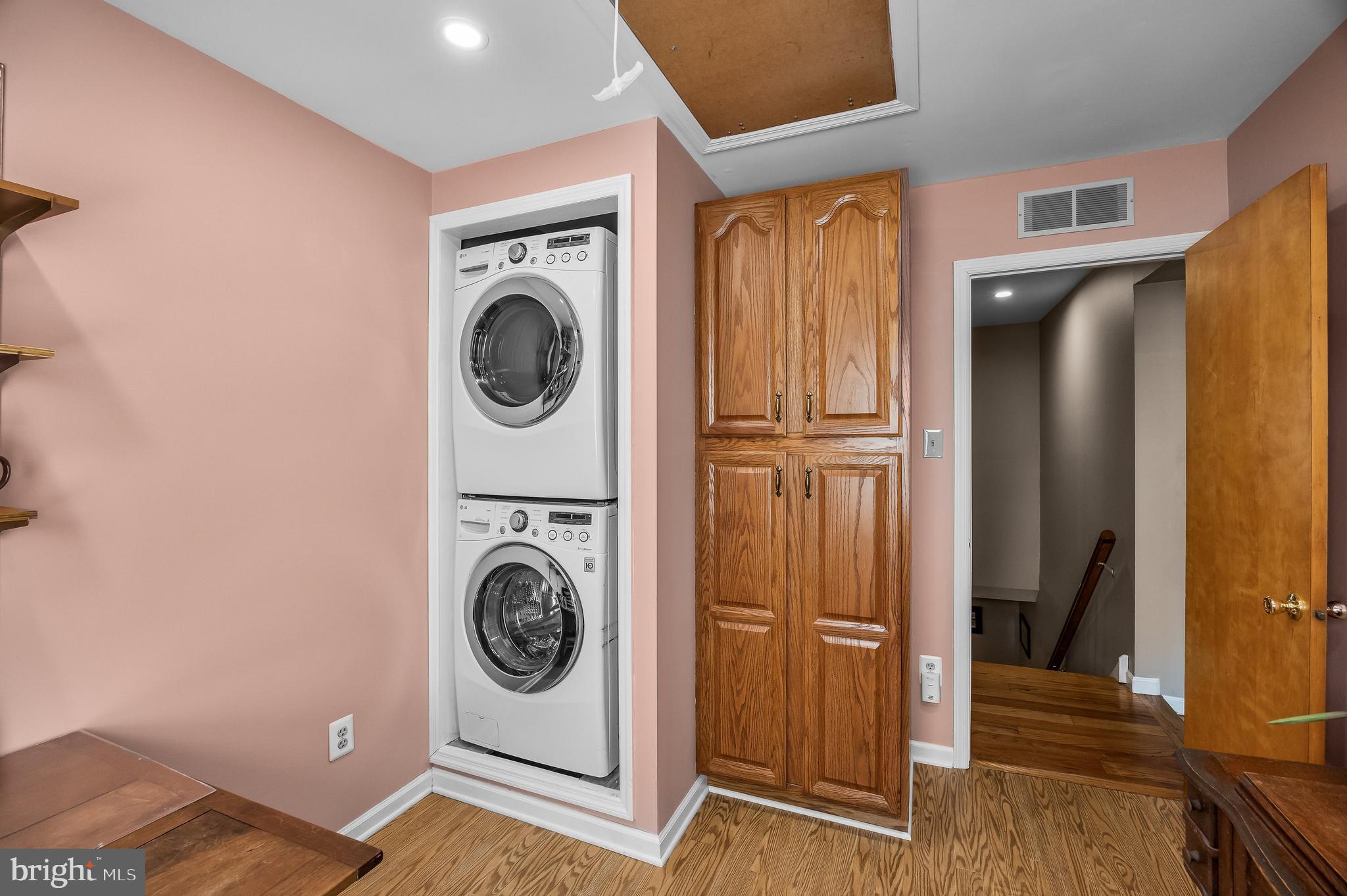 446 Prospect Avenue West Berlin, NJ 08091 - Photo 28 of 54 a view of a storage & utility room with washer and dryer