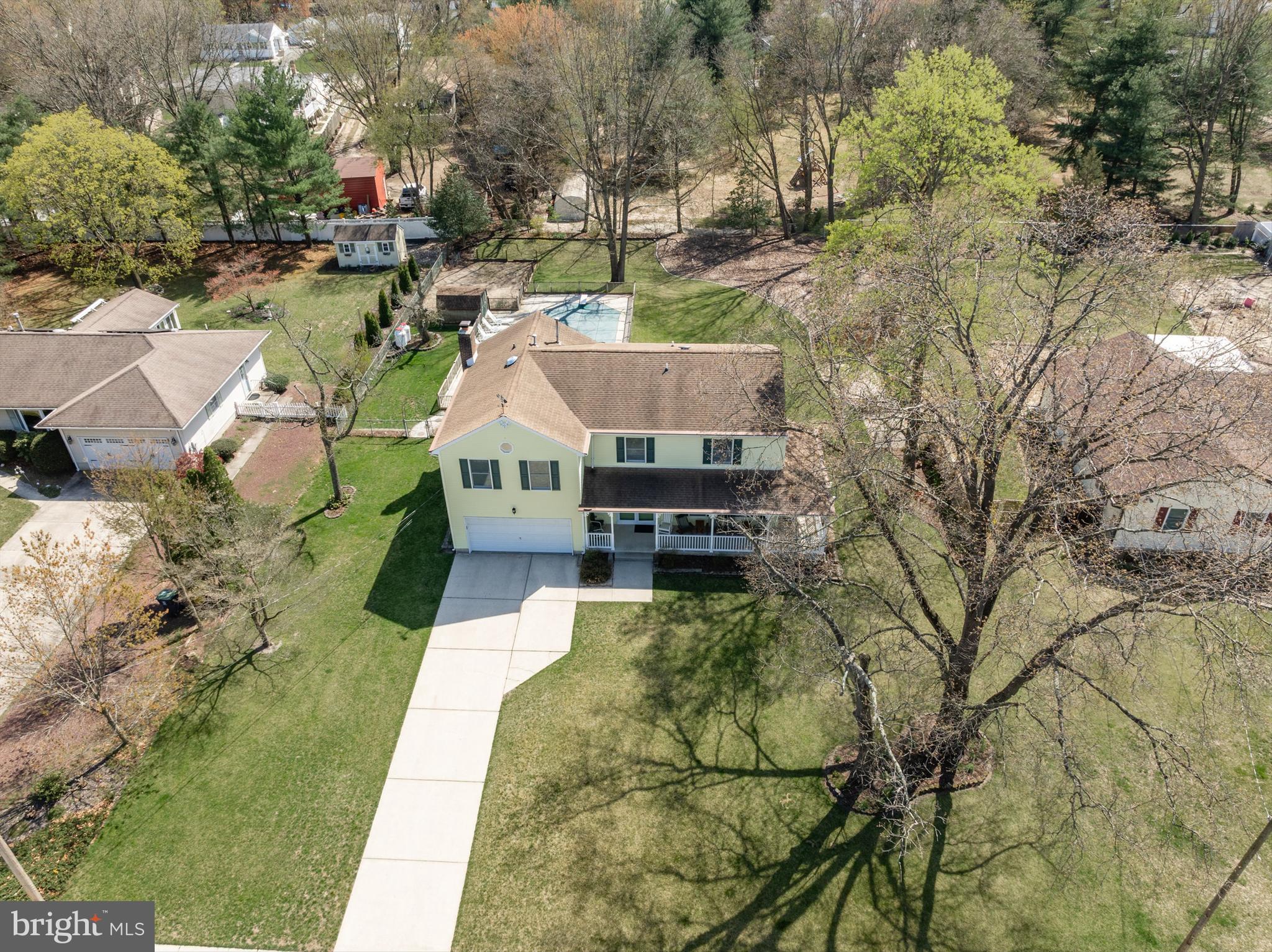 446 Prospect Avenue West Berlin, NJ 08091 - Photo 43 of 54 a aerial view of a house with a yard and sitting area