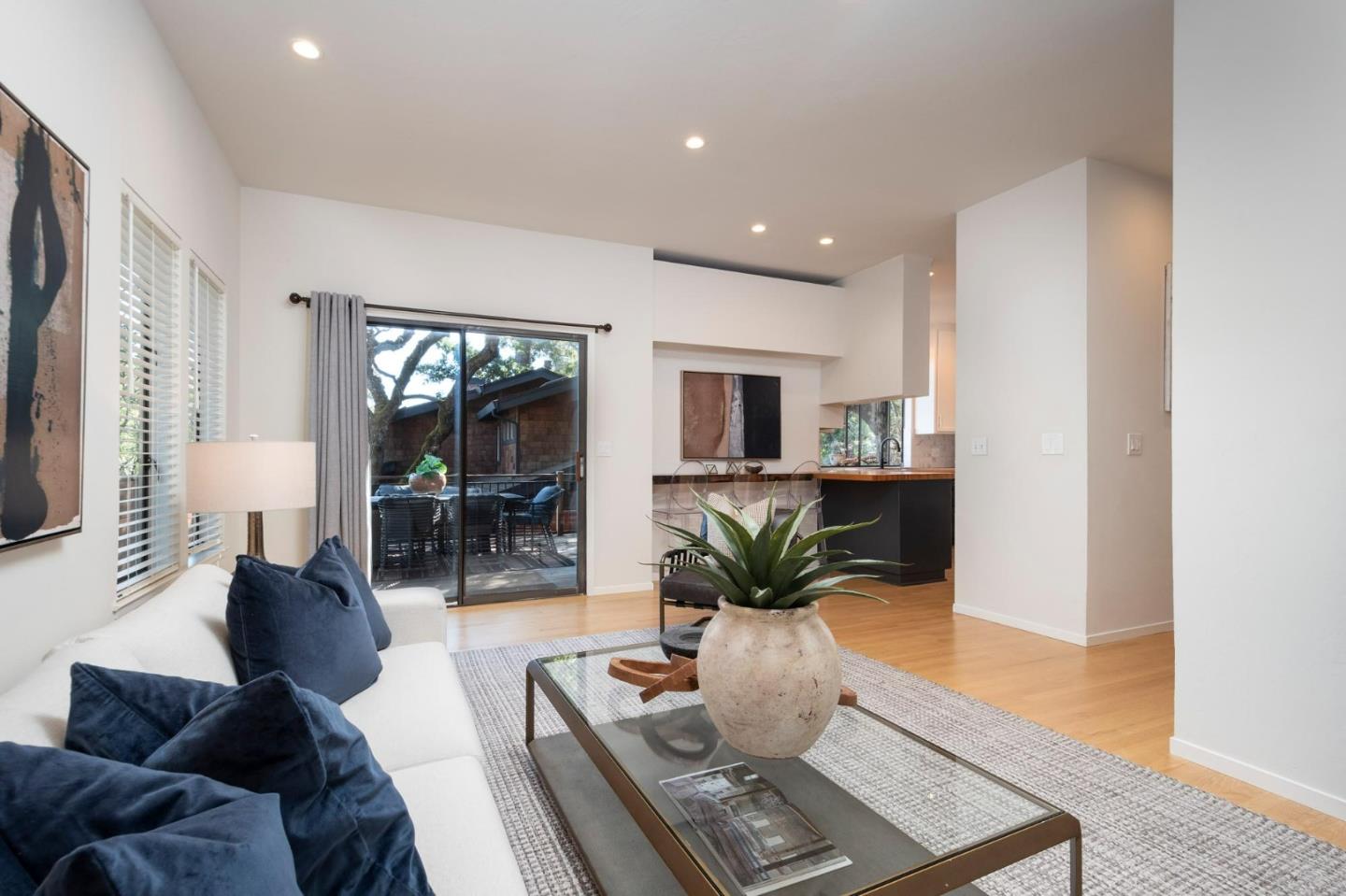2499 Alpine Road Menlo Park, CA 94025 - Photo 11 of 28 a living room with furniture and a flat screen tv