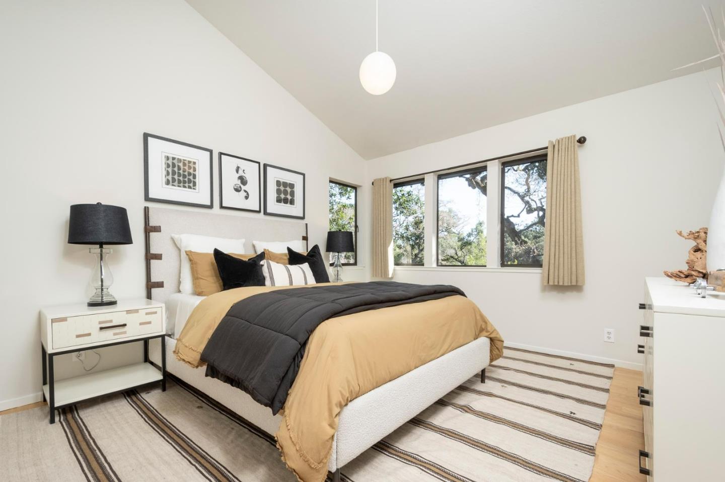 2499 Alpine Road Menlo Park, CA 94025 - Photo 19 of 28 a bed room with a bed and a night stand