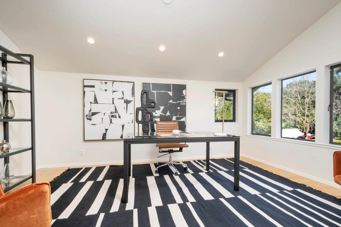 2499 Alpine Road Menlo Park, CA 94025 - Photo 21 of 28 a view of a room with lots of wooden floor and furniture