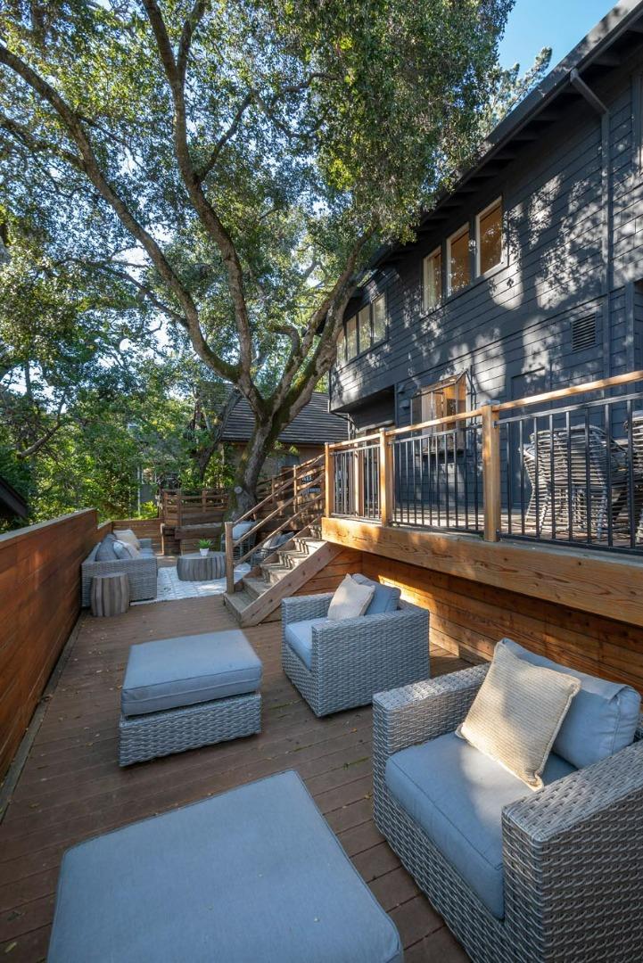 2499 Alpine Road Menlo Park, CA 94025 - Photo 26 of 28 a view of a patio with couches and pool