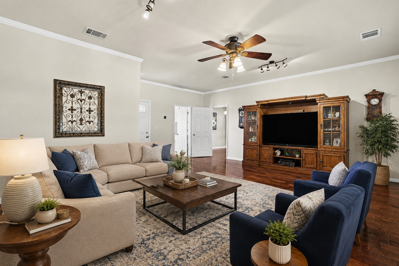 1950 County Road 245 Georgetown, TX 78633 - Photo 28 of 39 Virtually Staged Family Room