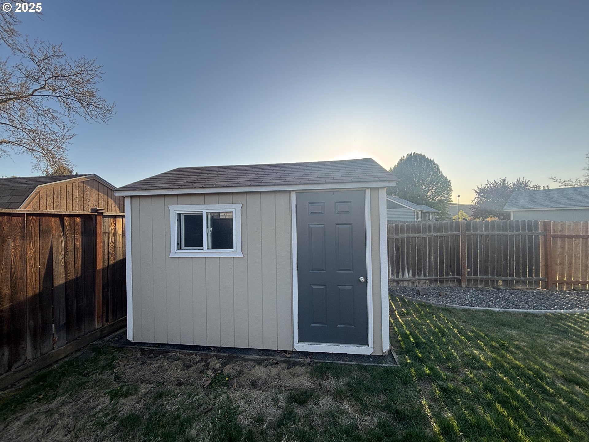 1101 Southwest 37th Street Pendleton, OR 97801 - Photo 21 of 22 a view of a small space in front of a house with a fence