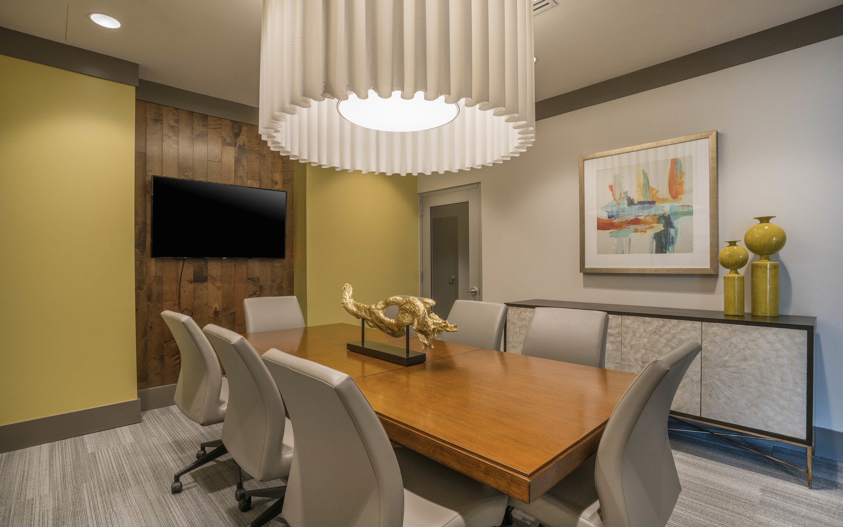 801 South Financial Place, Unit 605 Chicago, IL 60607 - Photo 16 of 31 a view of a dining room with furniture and wooden floor
