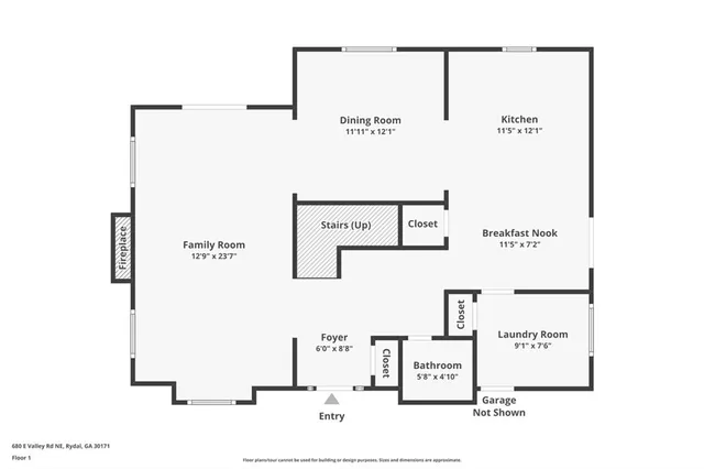 $650,000 | 680 East Valley Road Northeast, Rydal, GA 30171