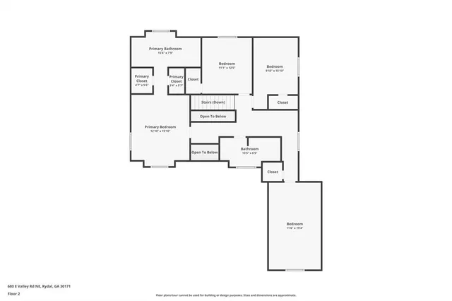 $650,000 | 680 East Valley Road Northeast, Rydal, GA 30171