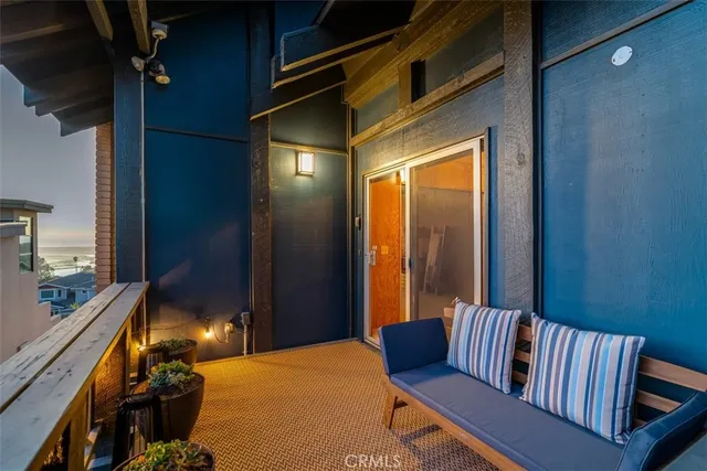 a view of an ocean and beach