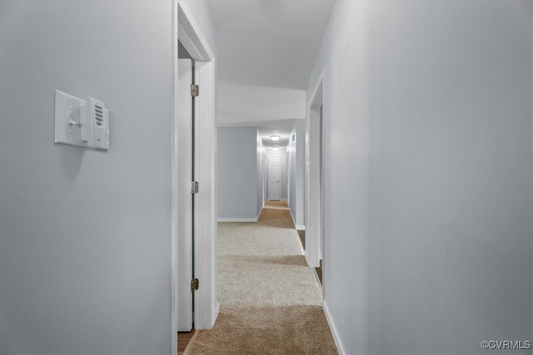3420 Ceasar Town Road Powhatan, VA 23139 - Photo 34 of 50 Hallway with light carpet