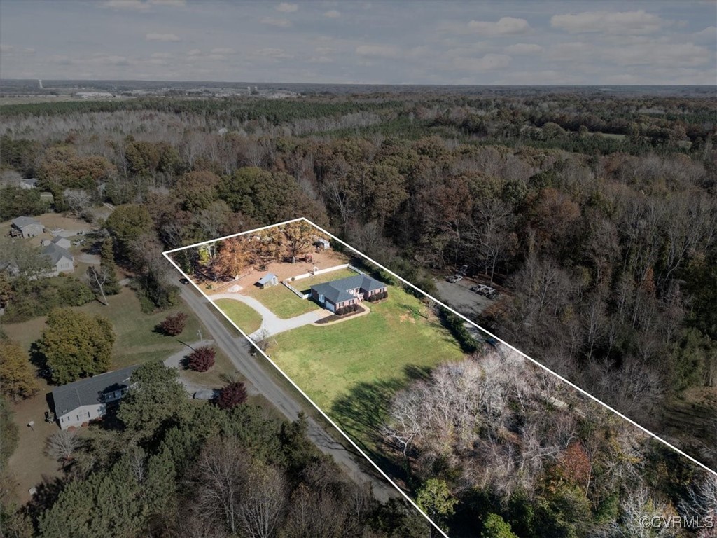 3420 Ceasar Town Road Powhatan, VA 23139 - Photo 38 of 50 Birds eye view of property