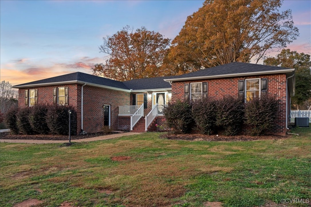 3420 Ceasar Town Road Powhatan, VA 23139 - Photo 45 of 50 View of front of house featuring central AC unit a