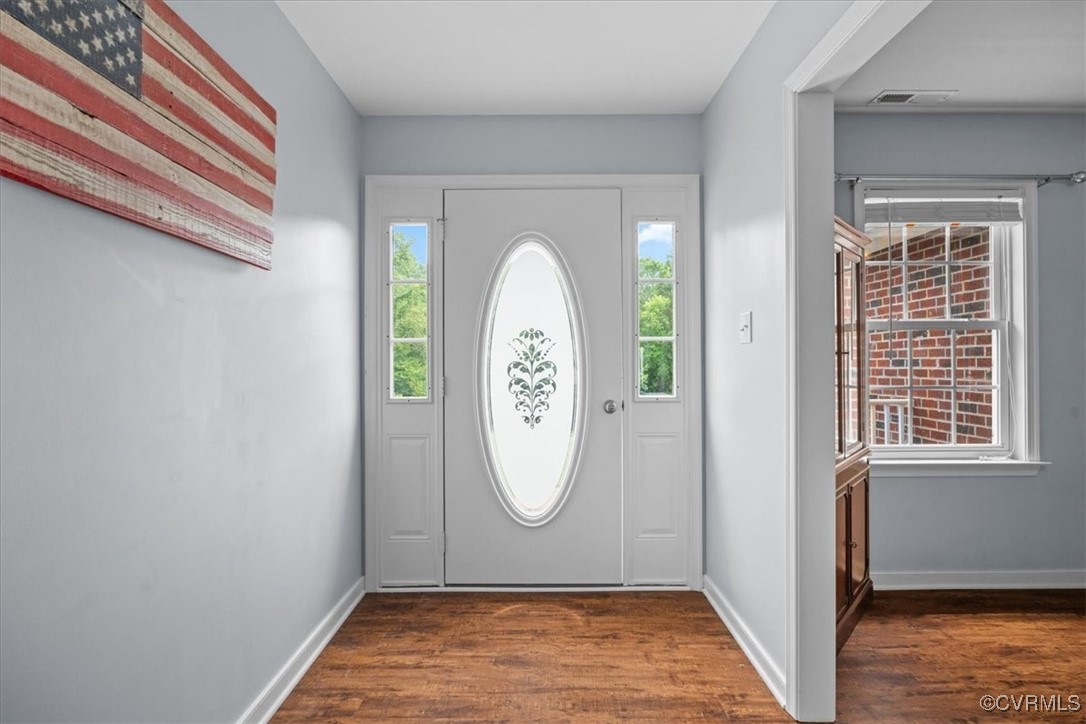 3420 Ceasar Town Road Powhatan, VA 23139 - Photo 8 of 50 Entryway with dark wood-type flooring