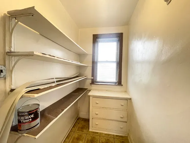 a view of storage and utility room