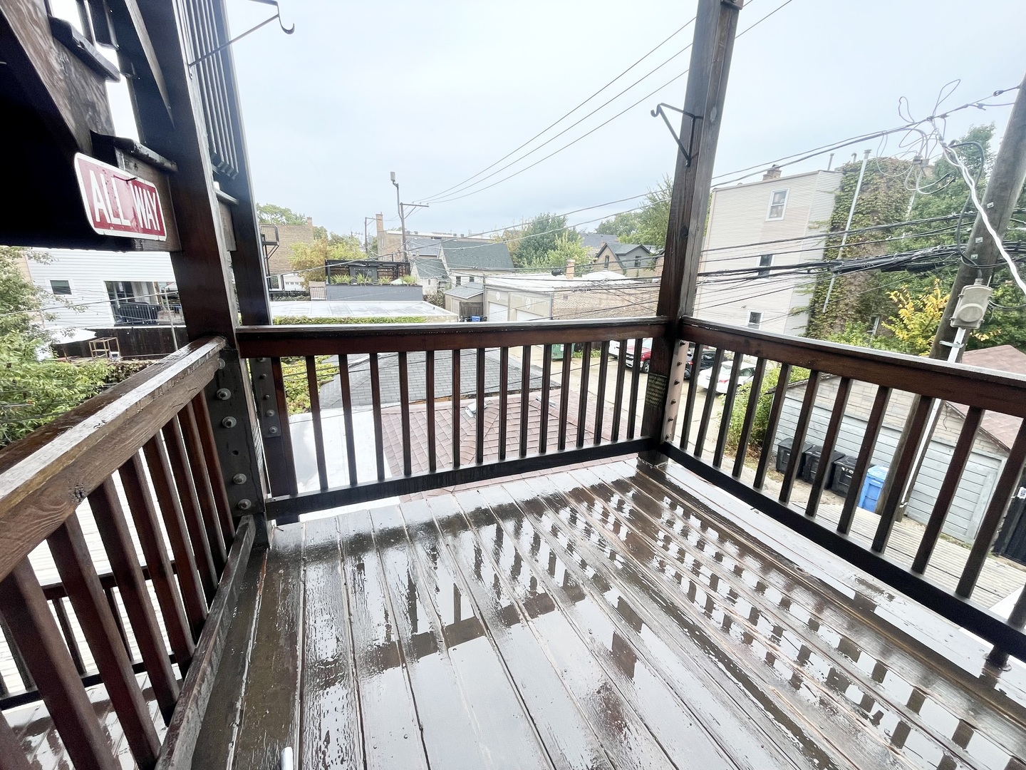 3270 West Dickens Avenue, Unit 2 Chicago, IL 60647 - Photo 14 of 15 a view of balcony with wooden floor