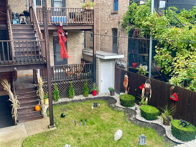 a view of outdoor space and garden