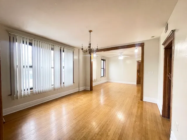a view of livingroom with hardwood floor and window