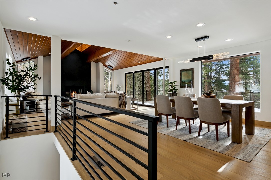 987 Wander Way Incline Village, NV 89451 - Photo 2 of 45 a very nice looking living room with dining room and wooden floor