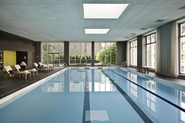 a room with lots of gym equipment