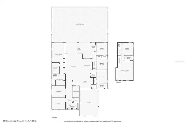 $2,195,000 | 851 Manns Harbor Drive, Apollo Beach, FL 33572