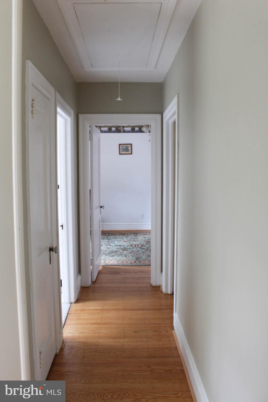 1046 Eagle Road Huntingdon Valley, PA 19006 - Photo 67 of 108 Hallway with pulldown attic stairs