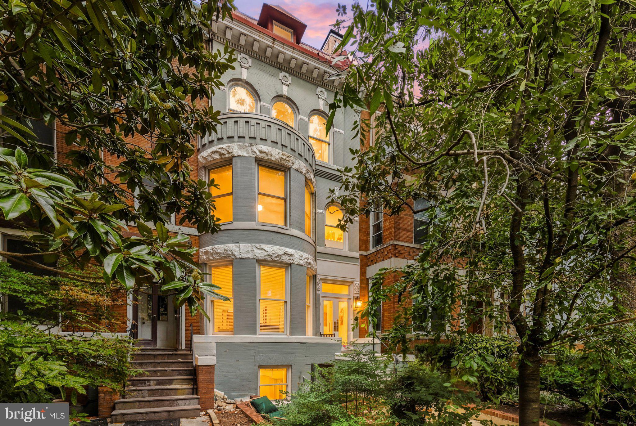 2023 Kalorama Road Northwest, Unit 1 Washington, DC 20009 - Photo 1 of 25 Beautiful DC Rowhome Facade with Four Residences