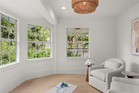 an aerial view of a city with lots of residential buildings