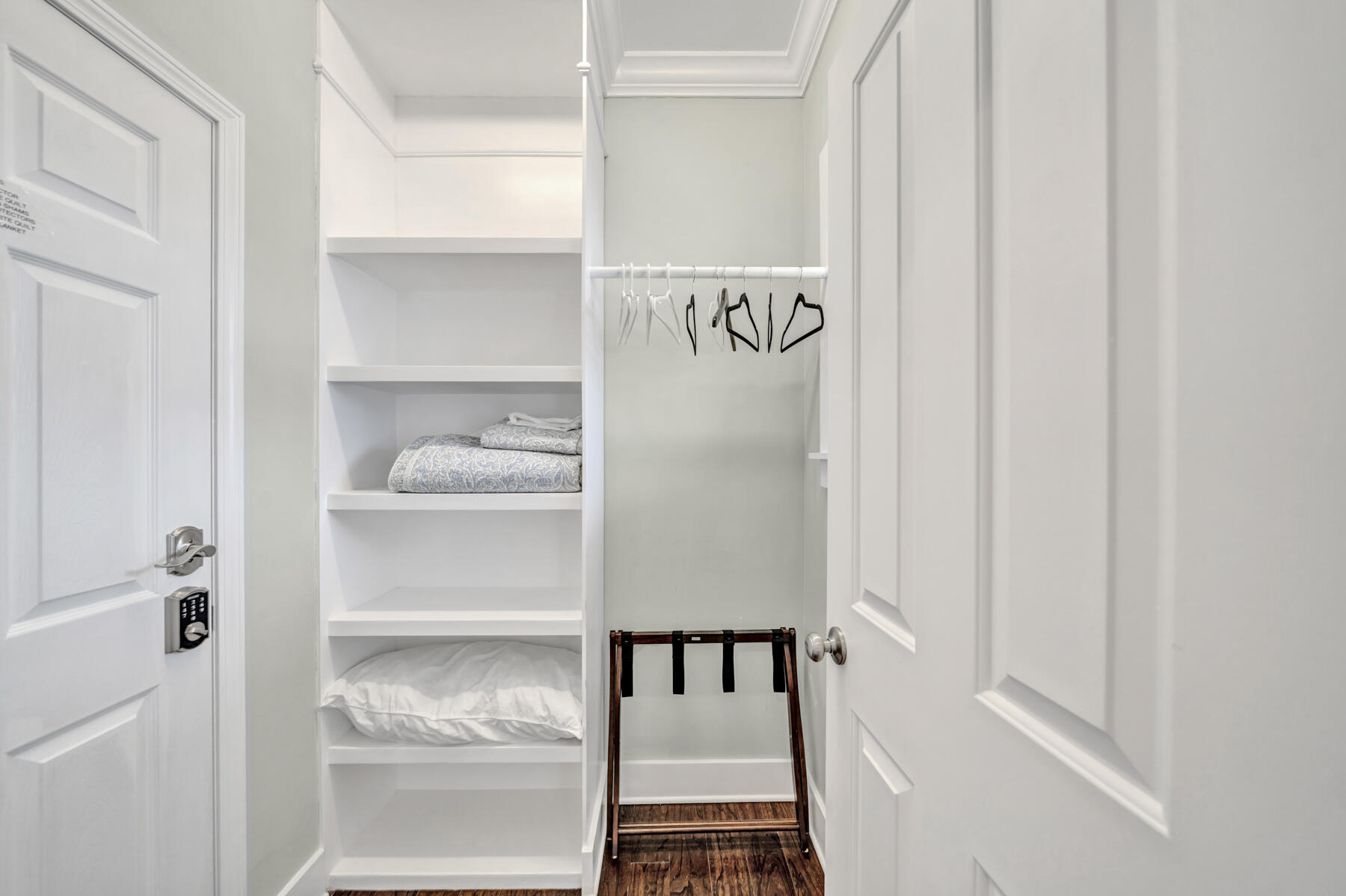 71 Emma Huggins Lane Santa Rosa Beach, FL 32459 - Photo 23 of 33 a hallway with wooden floor