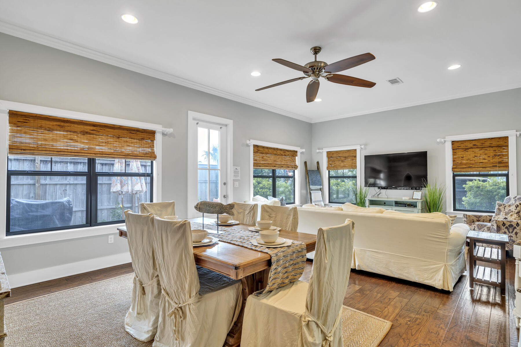 71 Emma Huggins Lane Santa Rosa Beach, FL 32459 - Photo 10 of 33 a living room with furniture and a large window