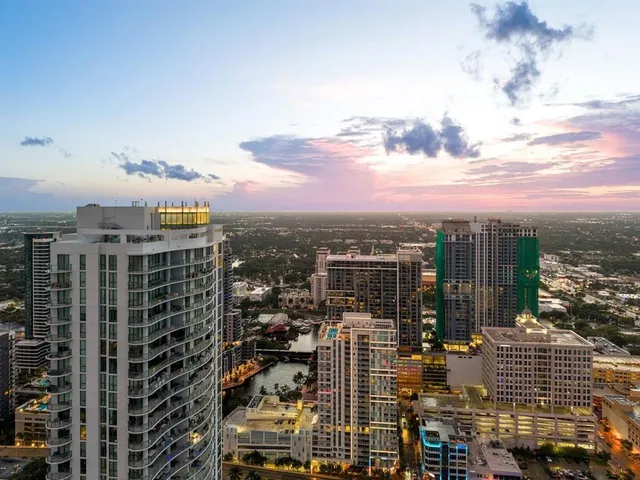 a front view of a building