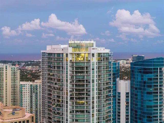 a view of a balcony with city view