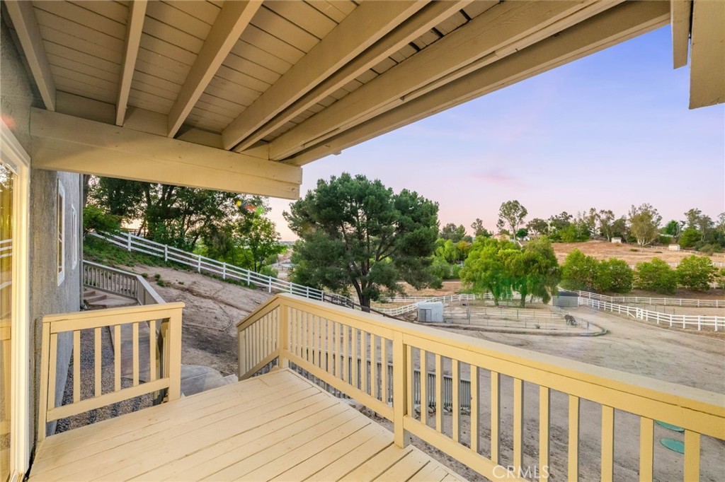 40337 Carmelita Circle Temecula, CA 92591 - Photo 53 of 65 a view of a balcony with wooden floor