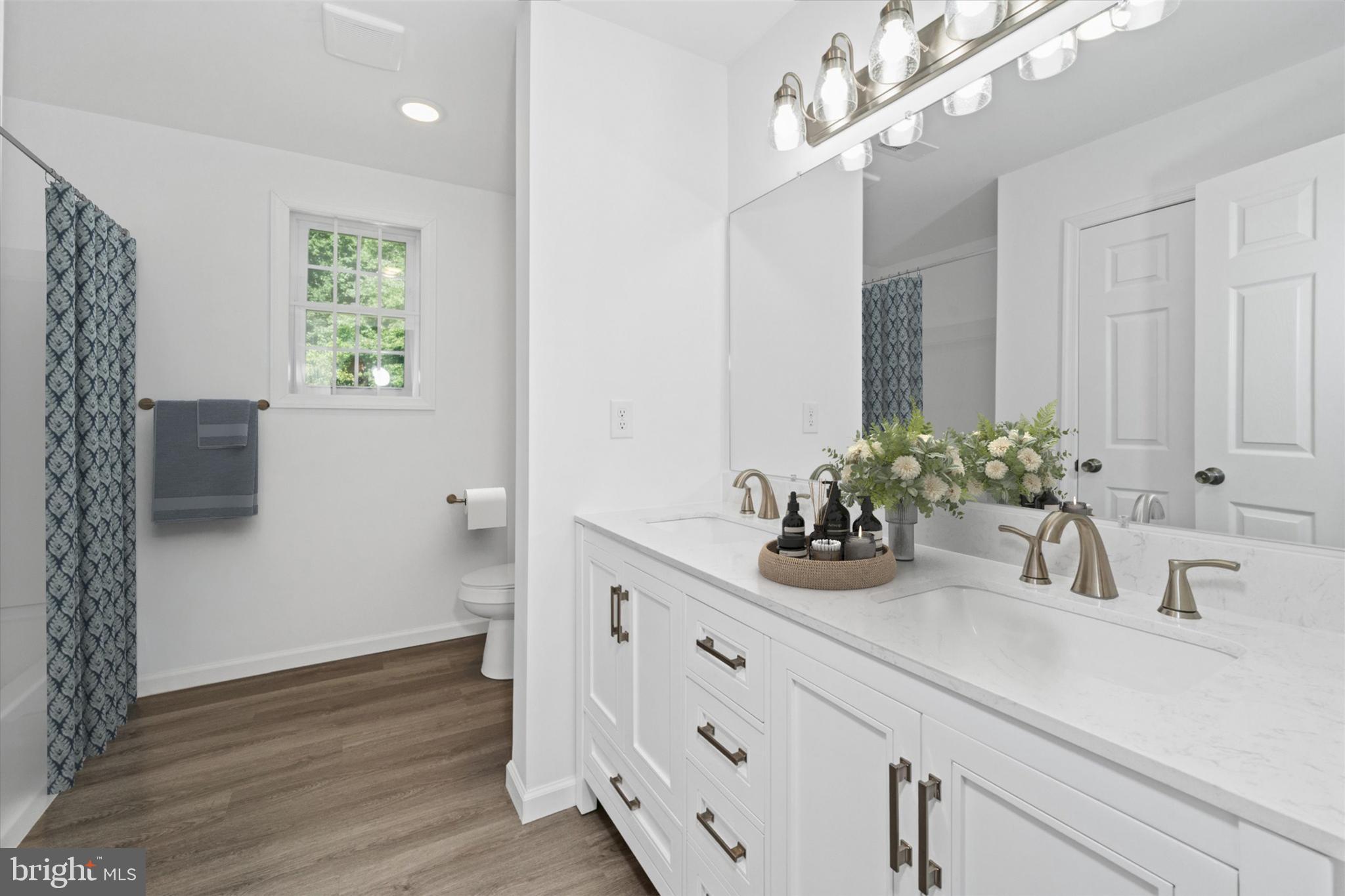 1239 Red Lion Road Bear, DE 19701 - Photo 13 of 29 a bathroom with a sink a large mirror and vanity