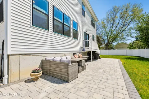 a view of outdoor space and deck area