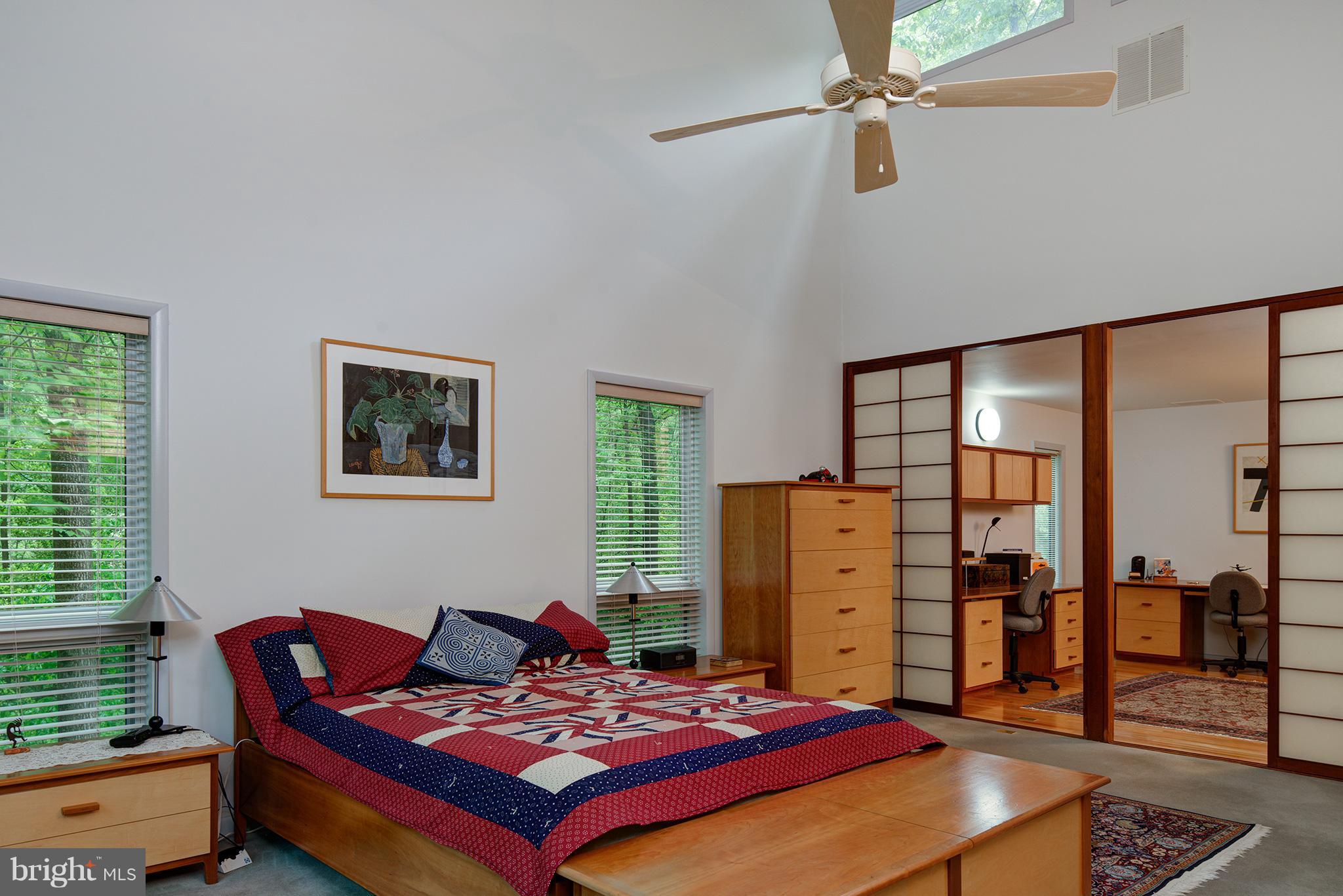 12010 Aintree Lane Reston, VA 20191 - Photo 14 of 28 Large master bedroom overlooks yard and woods!