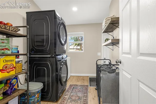 a view of storage and utility room